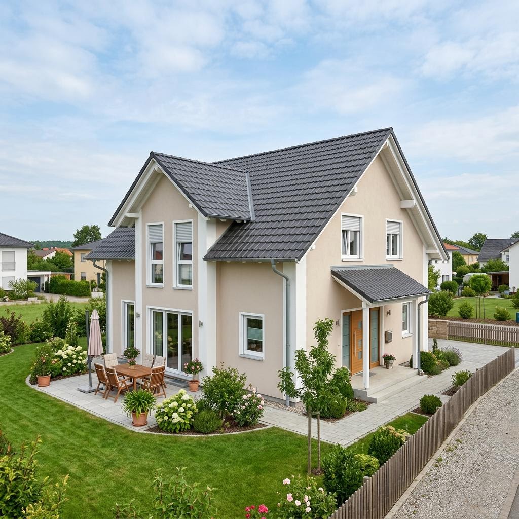 Bausatzhaus Bausatzhaus Kompakt 105 von ARGE-HAUS — Satteldach, 105 m²